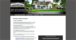 Desktop Screenshot of kustomlandscape.com